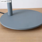 Nordic Style Cone Desk Lamp - Metal 1 Head Plug-In Cord For Dormitory Bedroom