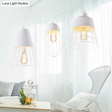 Nordic Style Geometric Metal Pendant Light For Restaurants