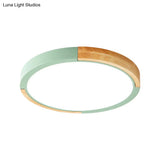 Nordic Style Led Ceiling Flush Mount Lighting With Acrylic Shade