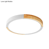 Nordic Style Led Ceiling Flush Mount Lighting With Acrylic Shade