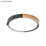 Nordic Style Led Ceiling Flush Mount Lighting With Acrylic Shade