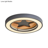 Nordic Style Led Flush Mount Ceiling Light For Corridors - Slim & Stylish Acrylic Lamp