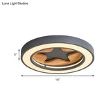 Nordic Style Led Flush Mount Ceiling Light For Corridors - Slim & Stylish Acrylic Lamp