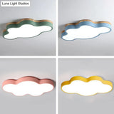 Nordic-Style Led Metal Flush-Mount Ceiling Lamp For Kids Bedroom
