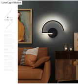 Nordic Style Led Metal Wall Sconce Lamp For Bedroom And Living Room