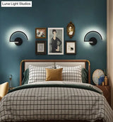 Nordic Style Led Metal Wall Sconce Lamp For Bedroom And Living Room