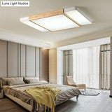 Nordic Style Wood And Metal Ceiling Lights’ Alternatively: ’Squared Lights In Metal’