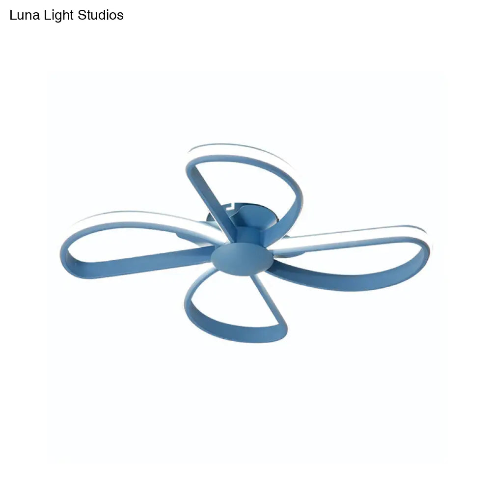 Nordic Stylish Led Ceiling Lamp - Blossom Shape Ideal For Kid’s Bedroom