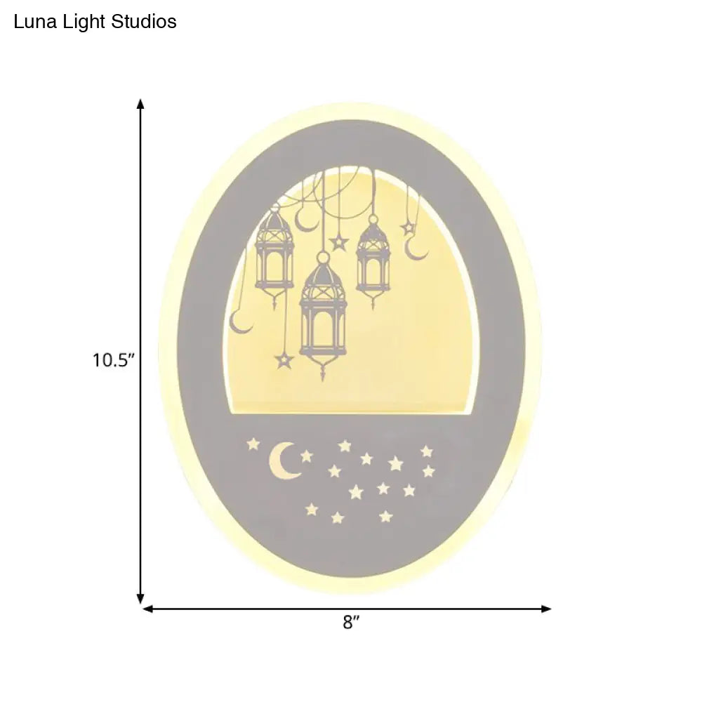 Nordic Stylish White Acrylic Wall Sconce For Living Room Restaurants