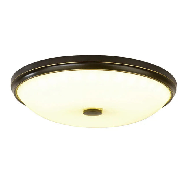 Opal Glass Led Flush Mount Ceiling Light - Traditional Bedroom Lighting