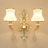 Opaline Glass Curved Chandelier - Elegant Ceiling Suspension Lamp For Living Room 2 / White