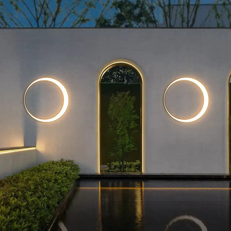 Outdoor Verlichting Waterdichte Ip65 Rvs Ronde Maan Lamp Voor Straat Tuin 11W 19W 24W 36W Creative