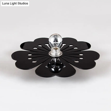 Plum Blossom Wall Light: Modern Acrylic Sconce Lamp For Girls Bedroom & Kindergarten