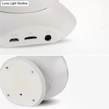Portable Romantic Bowl Party Light With Projector And Plastic Design