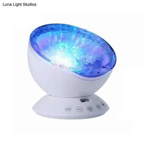 Portable Romantic Bowl Party Light With Projector And Plastic Design
