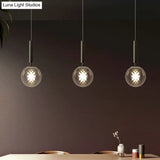 Post-Modern Glass Ball Pendant Light: Sleek 1 Bulb Fixture For Bedroom Suspension Lighting