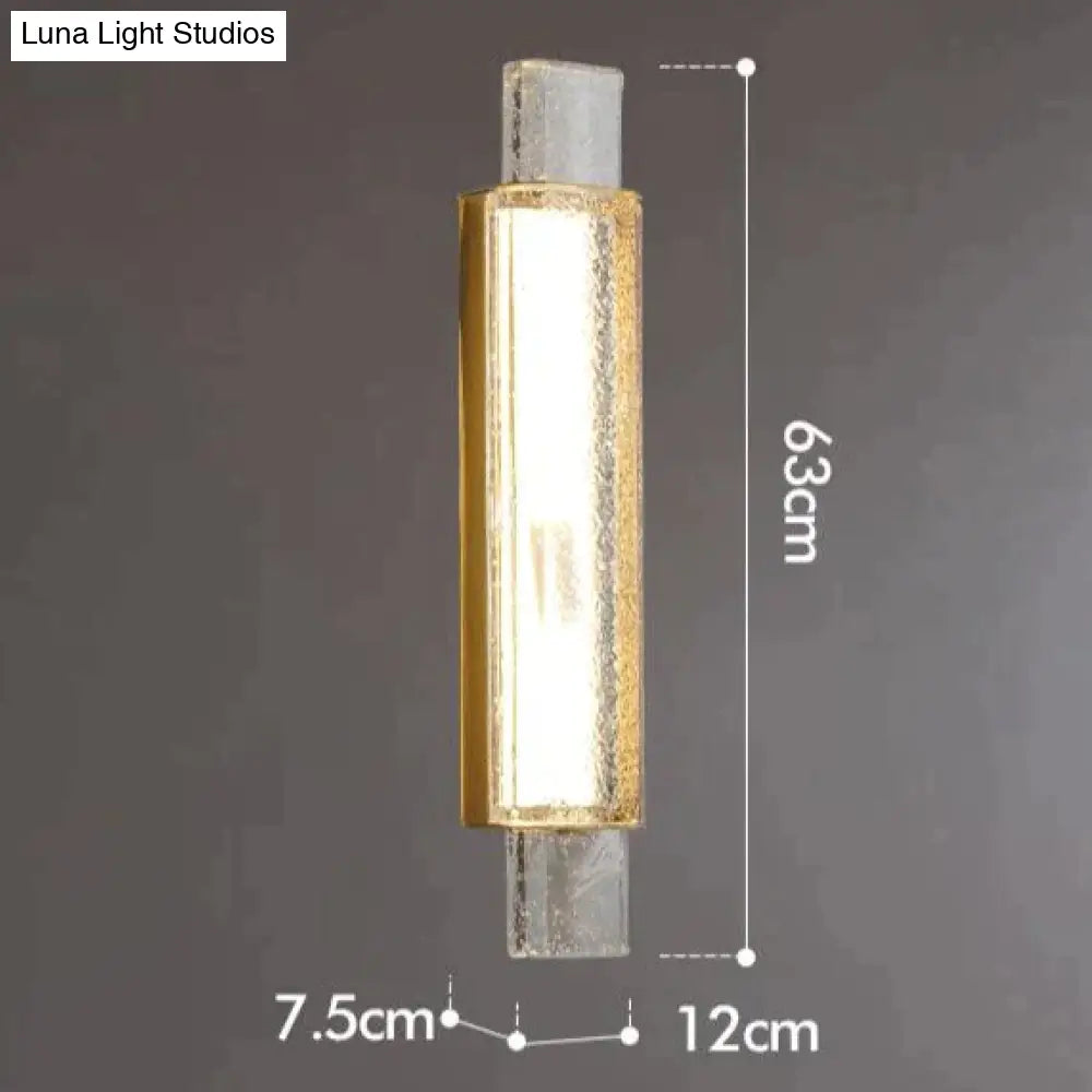 Post-modern Luxury Simple Creative Bedroom Copper Wall Lamp Wall lamp / 16w tricolor light Copper Wall Lamps