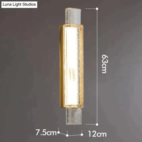 Post-modern Luxury Simple Creative Bedroom Copper Wall Lamp Wall lamp / 16w tricolor light Copper Wall Lamps