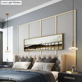 Post Modern Single Head Chandelier American Style Three Dining Room Acrylic Led Bedside Lamp Pendant