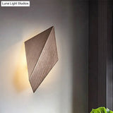Postmodern Metal Geometric Wall Light - 1 Black/Grey/White Sconce Fixture