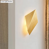 Postmodern Metal Geometric Wall Light - 1 Black/Grey/White Sconce Fixture