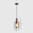 Postmodern Rose Gold Bottle Pendant Light With Smoke Grey Glass Gray