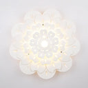 Pretty White Floral Led Wall Lamp For Kids Bedrooms / 10