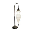 Prismatic Glass Bronze Nightstand Lamp - Art Deco Gourd/Fish Bedroom Night Light Clear / Fish