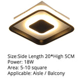 The Fashion Modern Led Ceiling Lights For Hallway Study Room Living Indoor Lighting 16-18W