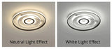 Modern Rectangle/Square/Circle Acrylic Led Ceiling Light White Color Black Remote Control For Living