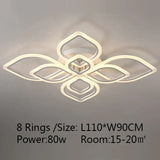 Modern Ceiling Lights Led Lamp For Living Room Bedroom Study White Color Surface Mounted Deco