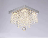 Square Simple Aisle Living Room Led Ceiling Crystal Lamp Balcony Entrance Corridor Creative Ceiling