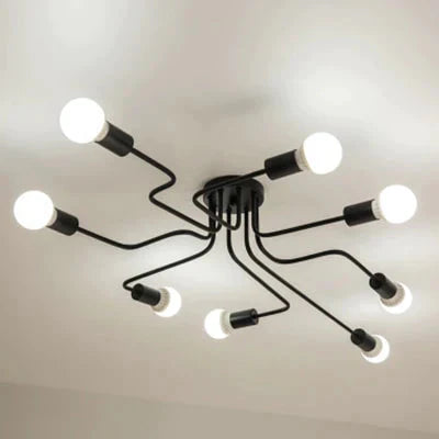Vintage Ceiling Lights Iron Personality For Living & Bed Room