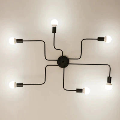 Vintage Ceiling Lights Iron Personality For Living & Bed Room
