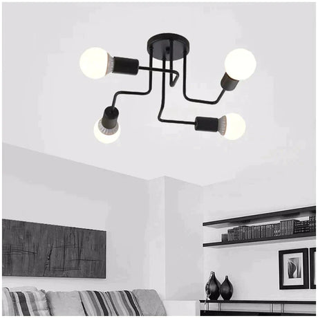 Vintage Ceiling Lights Iron Personality For Living & Bed Room
