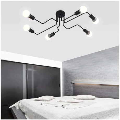 Vintage Ceiling Lights Iron Personality For Living & Bed Room