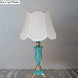 Prudence - White/Blue Table Lamp