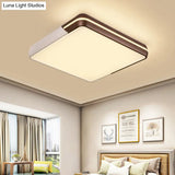 Rectangular Led Ceiling Light - Minimalist Design 19-25.5’ Width Warm/White