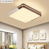 Rectangular Led Ceiling Light - Minimalist Design 19-25.5’ Width Warm/White