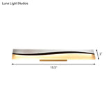 Rectangular Led Vanity Mirror Lamp 16/19.5/23 Wide Water And Fog Resistant In Warm/White