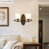 Retro Bedroom Bedside Lamp Guest Study Copper Wall Lamp Copper Wall Lamps