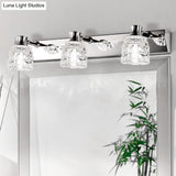 Retro Crystal Vanity Lights: Elegant Armed Wall Light Fixtures