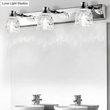 Retro Crystal Vanity Lights: Elegant Armed Wall Light Fixtures