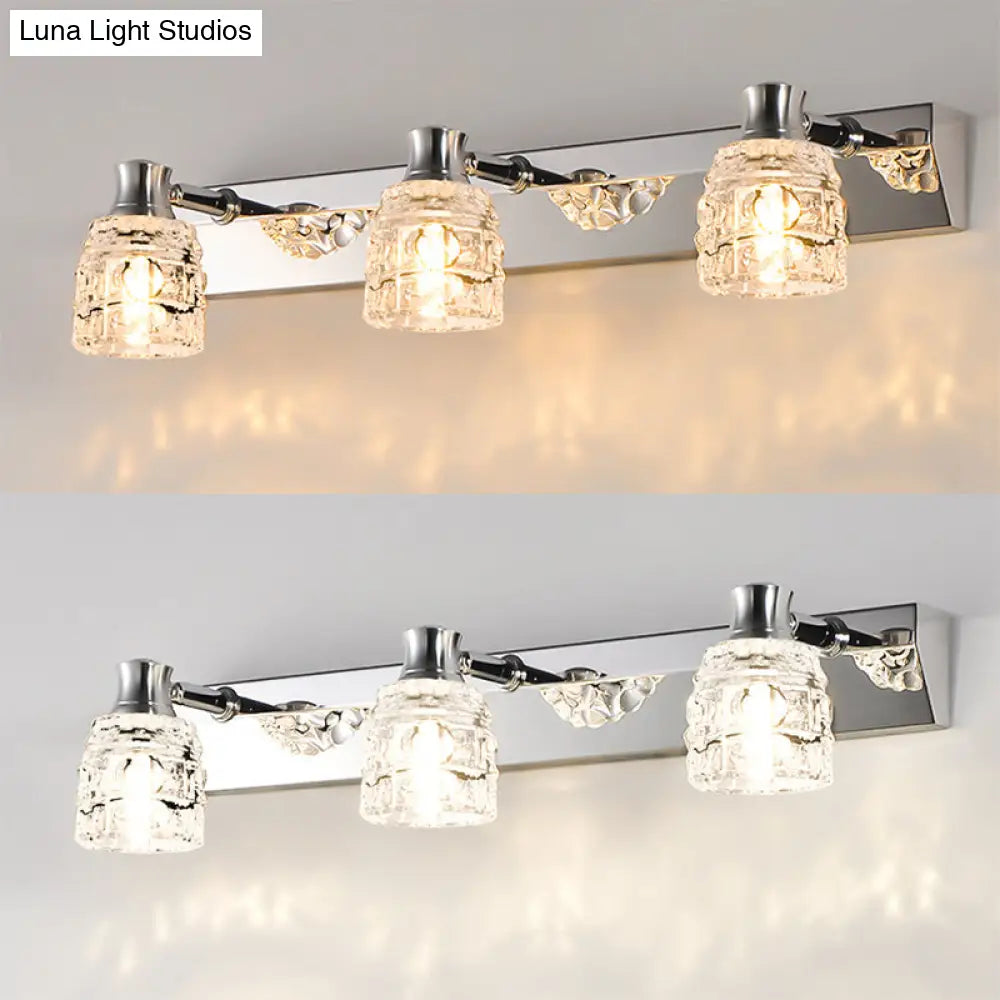 Retro Crystal Vanity Lights: Elegant Armed Wall Light Fixtures