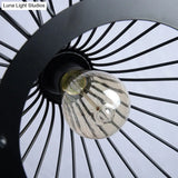 Retro Industrial Oval Pendant Lighting - Metal Ceiling Lights For Restaurants