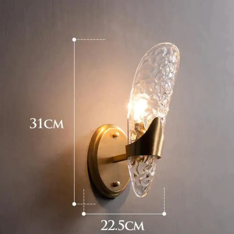 Retro Light Luxury Nordic All Copper Wall Lamp Single / Without light source Copper Wall Lamps