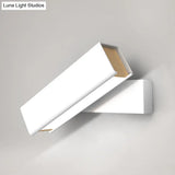 Rotatable Led Sconce Lamp: Modern Aluminum Wall Mounted Lighting In Warm/White Light -