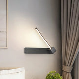 Rotatable Led Sconce: Modern White/Black Finish With Acrylic Shade For Wall Lighting In Warm/White