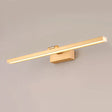 Rotatable Led Vanity Mirror Light: Sleek Metal Linear Wall Sconce For Bathrooms Gold / 16