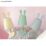Rotatable Metal Bunny Desk Light: Perfect For Dormitory And Bedroom Study